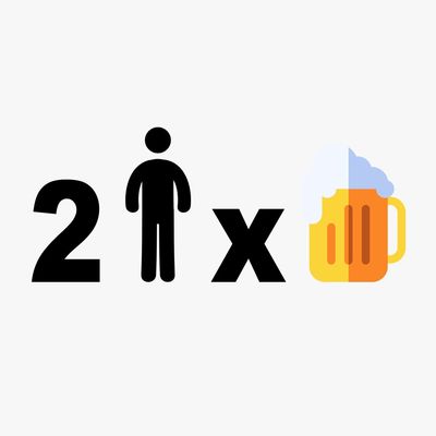 2 Mann x Bier